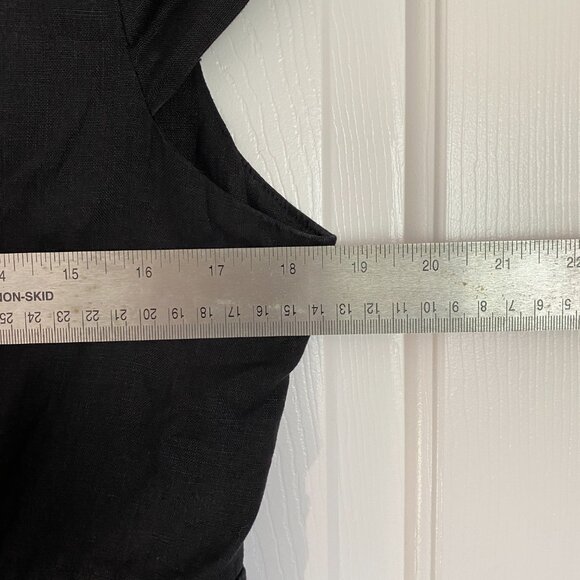 Vintage Adrienne Vittadini Women's Black Formal Dress with Flowers Size 8 - Picture 8 of 8